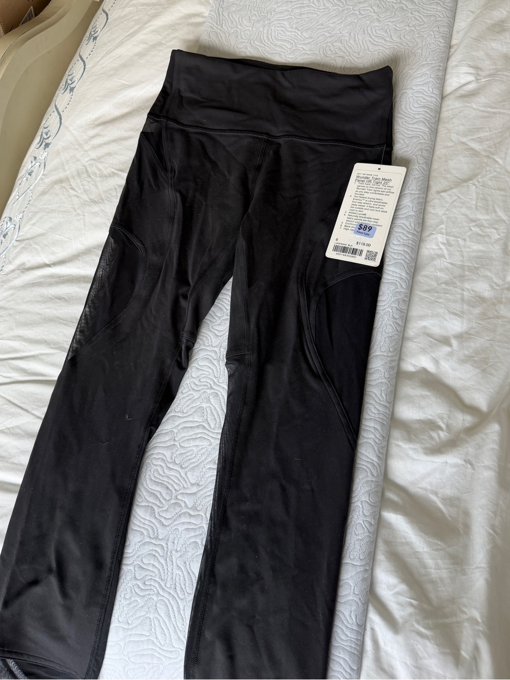 lululemon athletica Wunder Train Mesh Panel HR Tight 25”